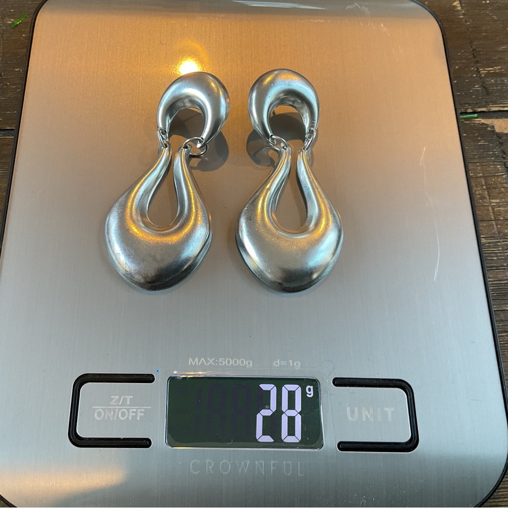 Solid Sterling Silver Earrings - image 3